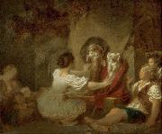 Jean-Honore Fragonard Education is Everything oil on canvas
